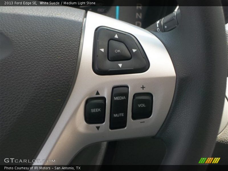 White Suede / Medium Light Stone 2013 Ford Edge SE