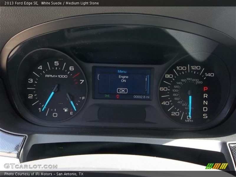 White Suede / Medium Light Stone 2013 Ford Edge SE
