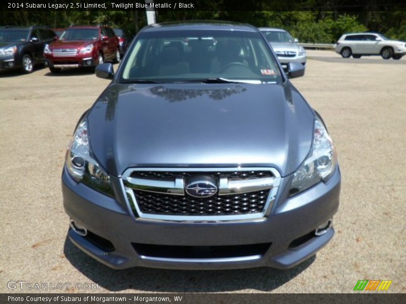 Twilight Blue Metallic / Black 2014 Subaru Legacy 2.5i Limited