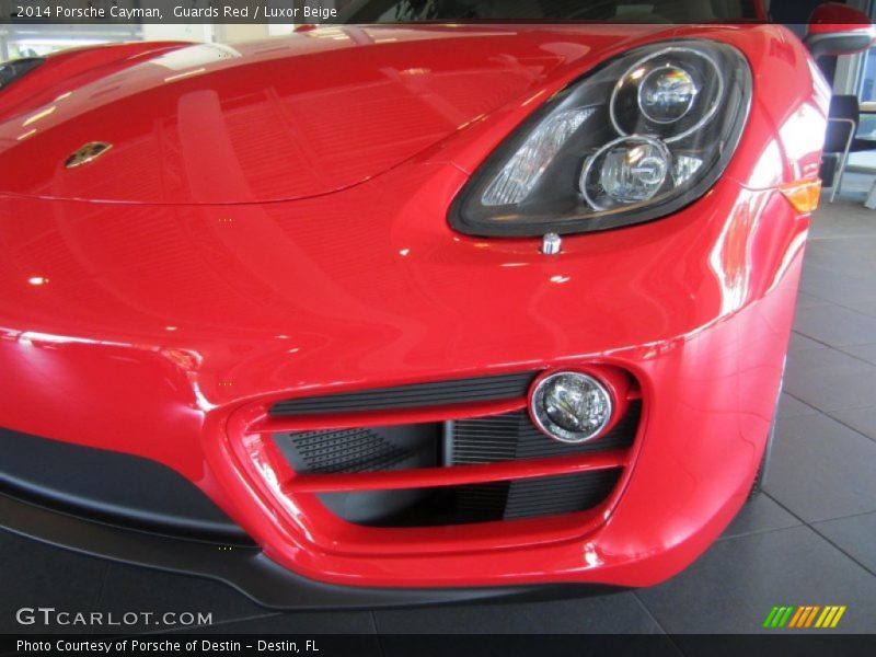 Guards Red / Luxor Beige 2014 Porsche Cayman