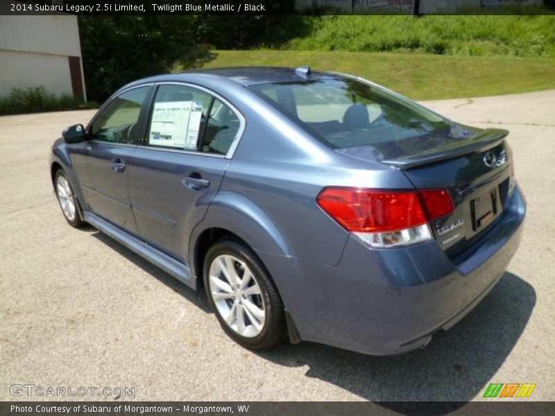 Twilight Blue Metallic / Black 2014 Subaru Legacy 2.5i Limited