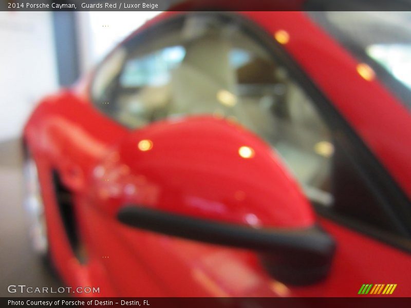 Guards Red / Luxor Beige 2014 Porsche Cayman