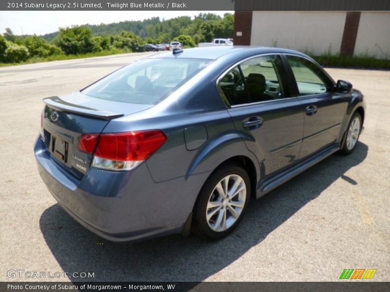 Twilight Blue Metallic / Black 2014 Subaru Legacy 2.5i Limited