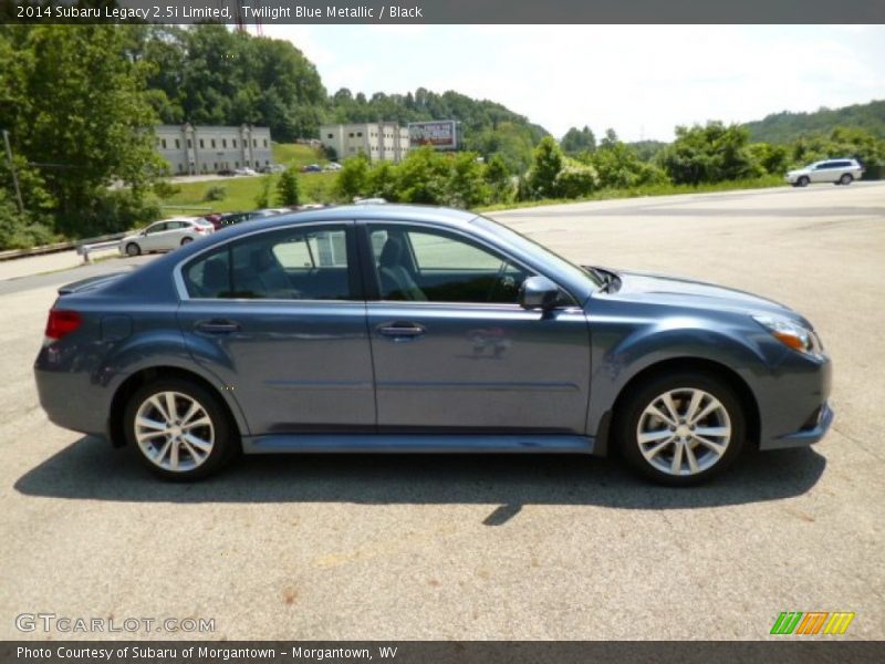 Twilight Blue Metallic / Black 2014 Subaru Legacy 2.5i Limited