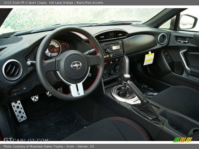 Dashboard of 2013 FR-S Sport Coupe