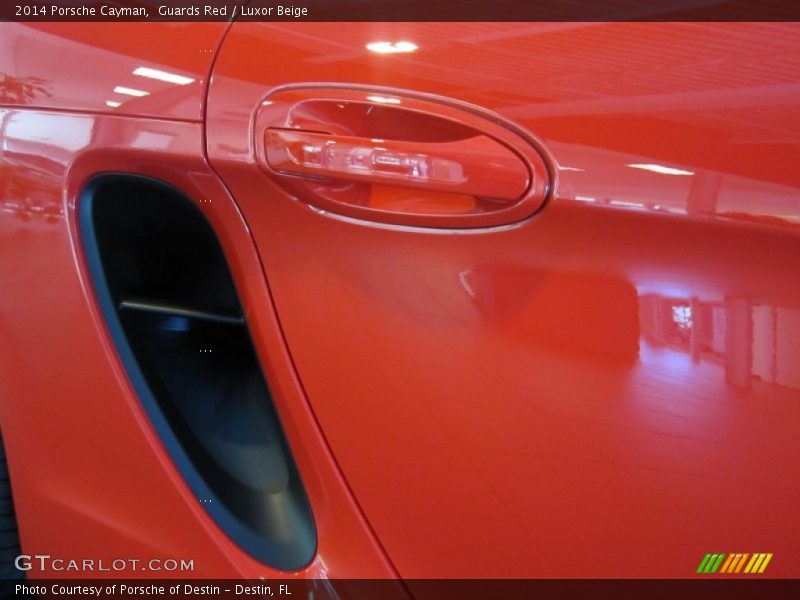 Guards Red / Luxor Beige 2014 Porsche Cayman