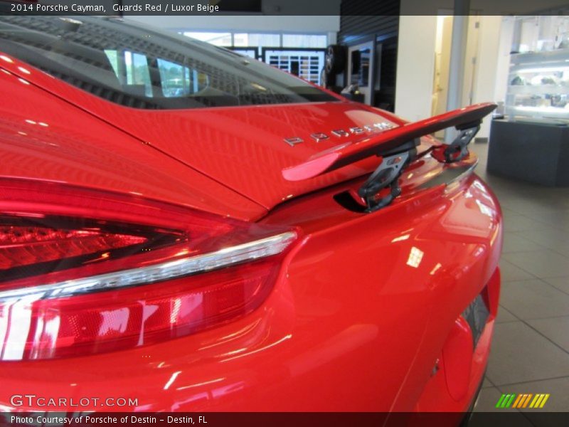 Guards Red / Luxor Beige 2014 Porsche Cayman