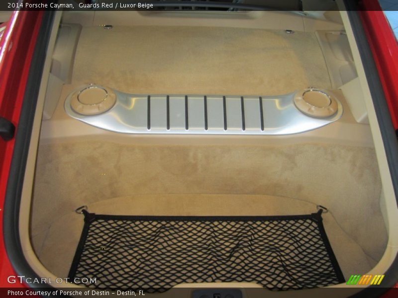 Guards Red / Luxor Beige 2014 Porsche Cayman