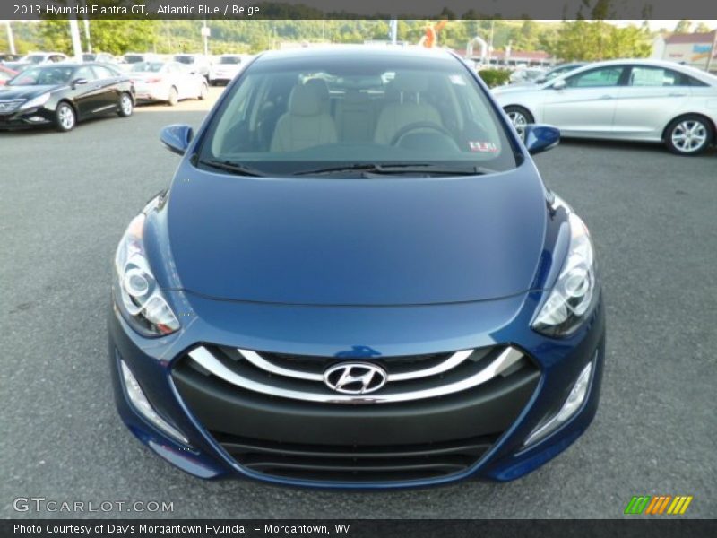Atlantic Blue / Beige 2013 Hyundai Elantra GT