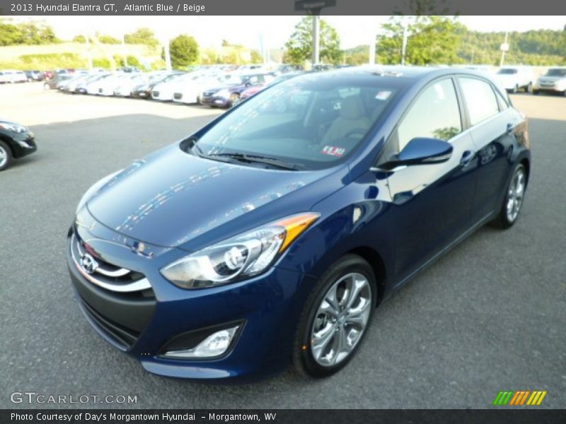 Atlantic Blue / Beige 2013 Hyundai Elantra GT