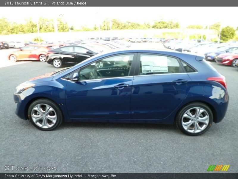 Atlantic Blue / Beige 2013 Hyundai Elantra GT