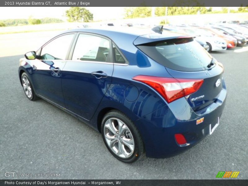 Atlantic Blue / Beige 2013 Hyundai Elantra GT