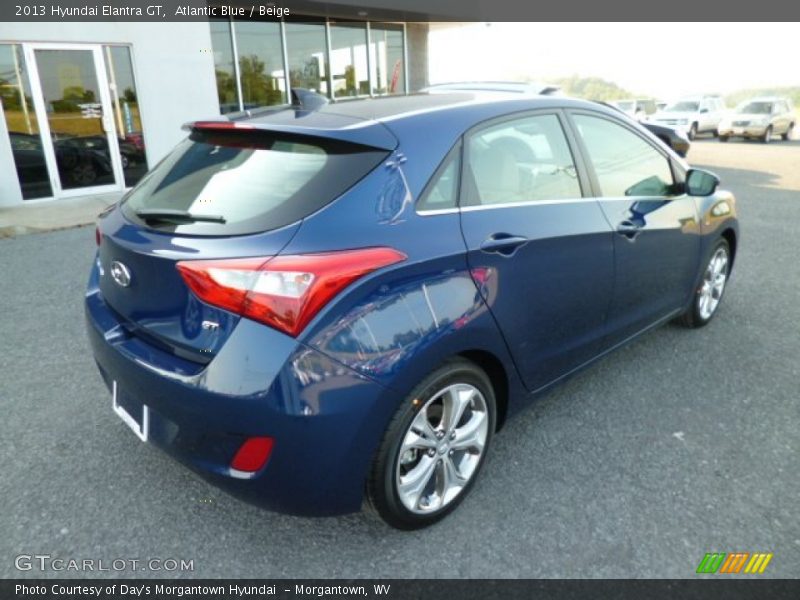 Atlantic Blue / Beige 2013 Hyundai Elantra GT