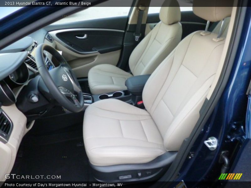 Atlantic Blue / Beige 2013 Hyundai Elantra GT