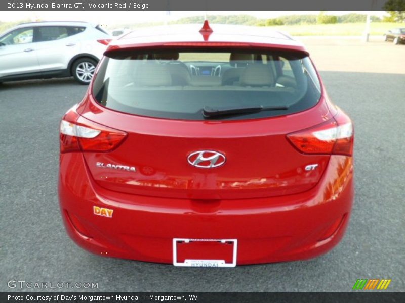 Volcanic Red / Beige 2013 Hyundai Elantra GT