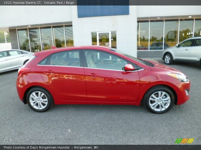 Volcanic Red / Beige 2013 Hyundai Elantra GT