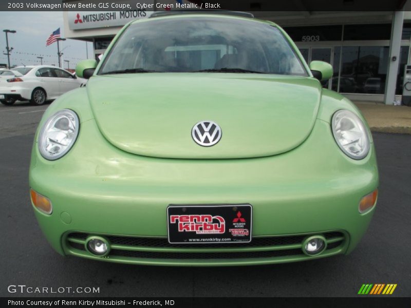 Cyber Green Metallic / Black 2003 Volkswagen New Beetle GLS Coupe