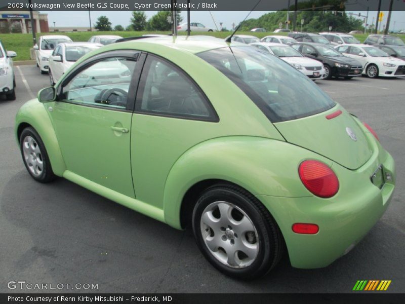 Cyber Green Metallic / Black 2003 Volkswagen New Beetle GLS Coupe