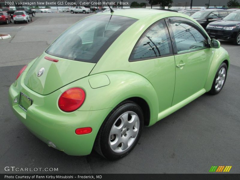 Cyber Green Metallic / Black 2003 Volkswagen New Beetle GLS Coupe