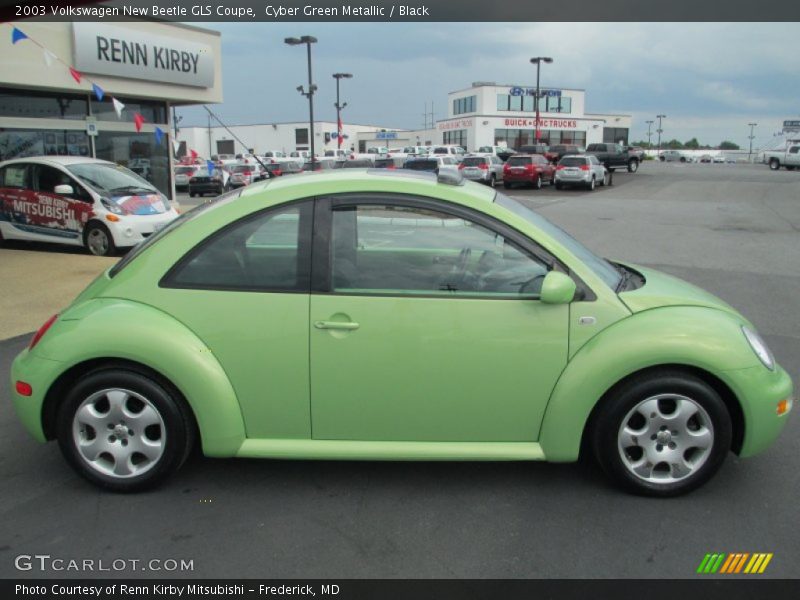 Cyber Green Metallic / Black 2003 Volkswagen New Beetle GLS Coupe
