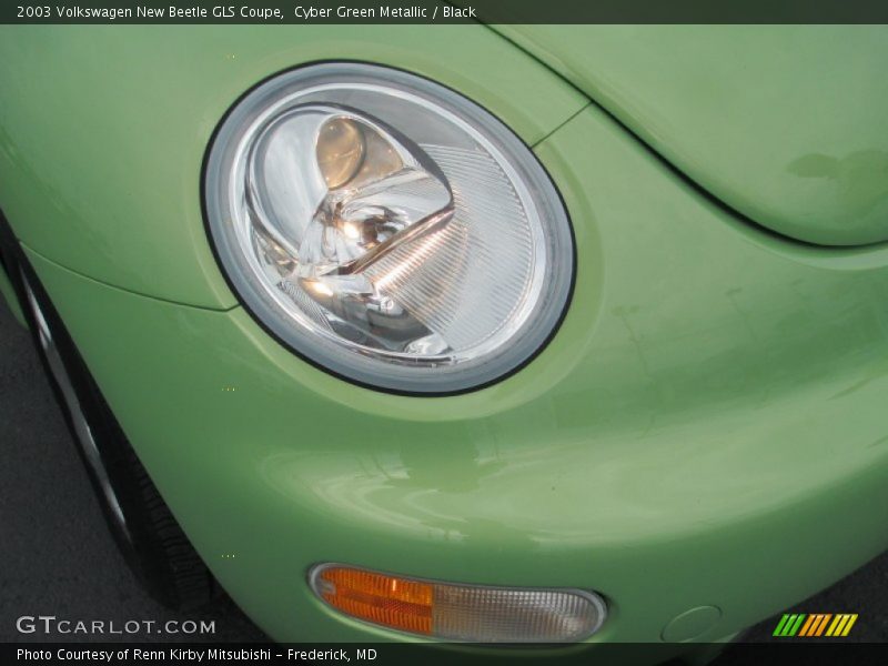 Cyber Green Metallic / Black 2003 Volkswagen New Beetle GLS Coupe