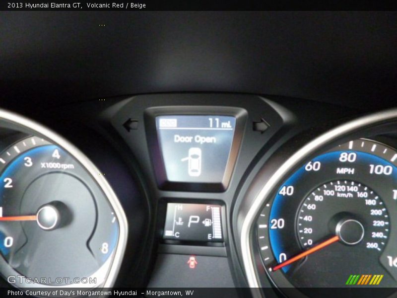 Volcanic Red / Beige 2013 Hyundai Elantra GT