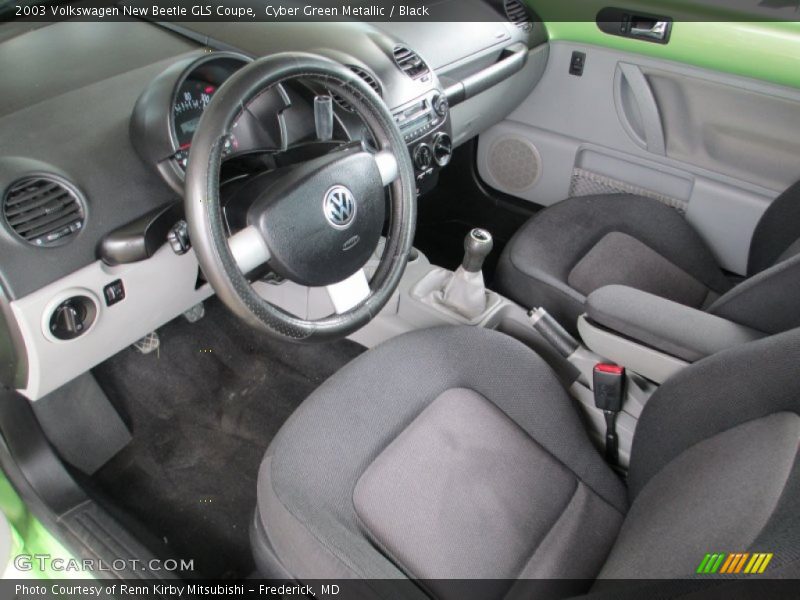 Cyber Green Metallic / Black 2003 Volkswagen New Beetle GLS Coupe