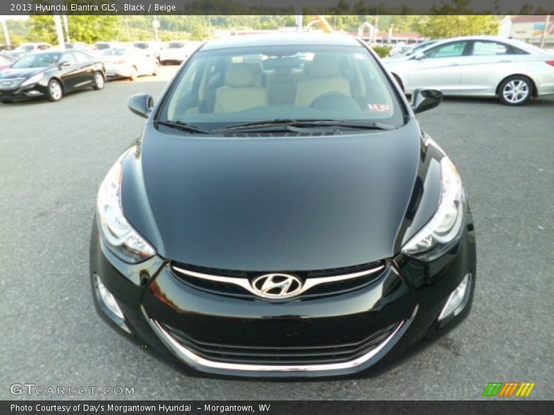 Black / Beige 2013 Hyundai Elantra GLS