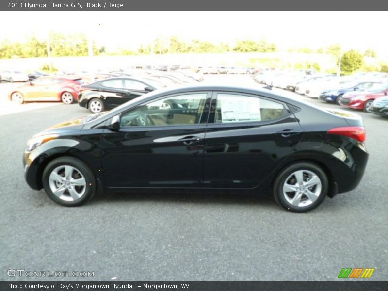 Black / Beige 2013 Hyundai Elantra GLS