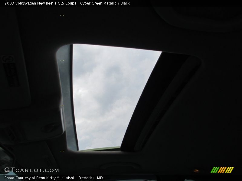 Cyber Green Metallic / Black 2003 Volkswagen New Beetle GLS Coupe