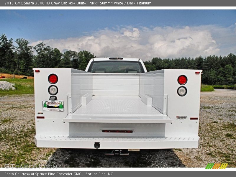 Summit White / Dark Titanium 2013 GMC Sierra 3500HD Crew Cab 4x4 Utility Truck