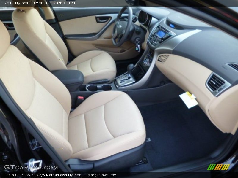 Black / Beige 2013 Hyundai Elantra GLS