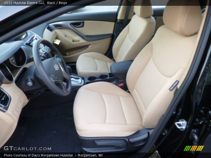 Black / Beige 2013 Hyundai Elantra GLS