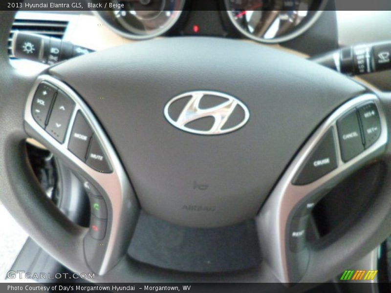 Black / Beige 2013 Hyundai Elantra GLS
