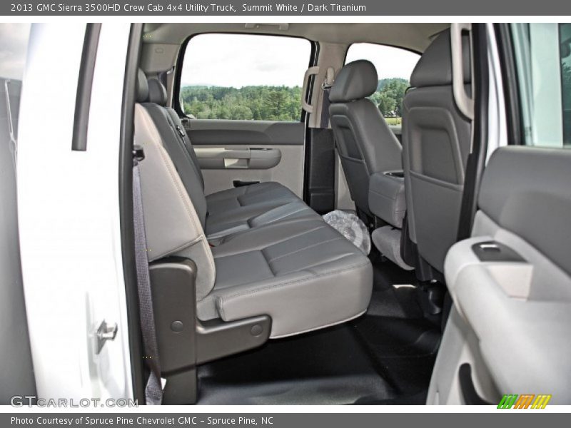 Summit White / Dark Titanium 2013 GMC Sierra 3500HD Crew Cab 4x4 Utility Truck