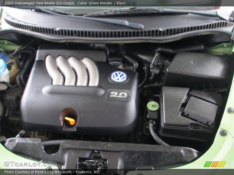 Cyber Green Metallic / Black 2003 Volkswagen New Beetle GLS Coupe