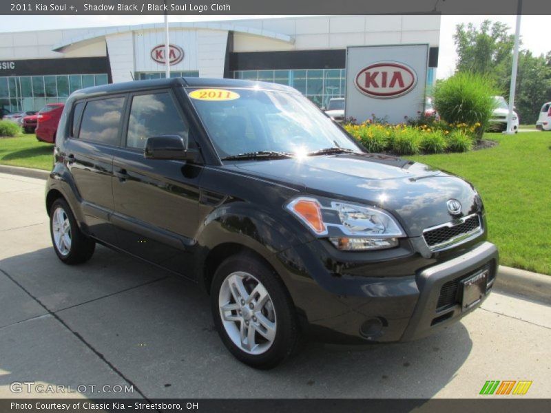 Shadow Black / Black Soul Logo Cloth 2011 Kia Soul +