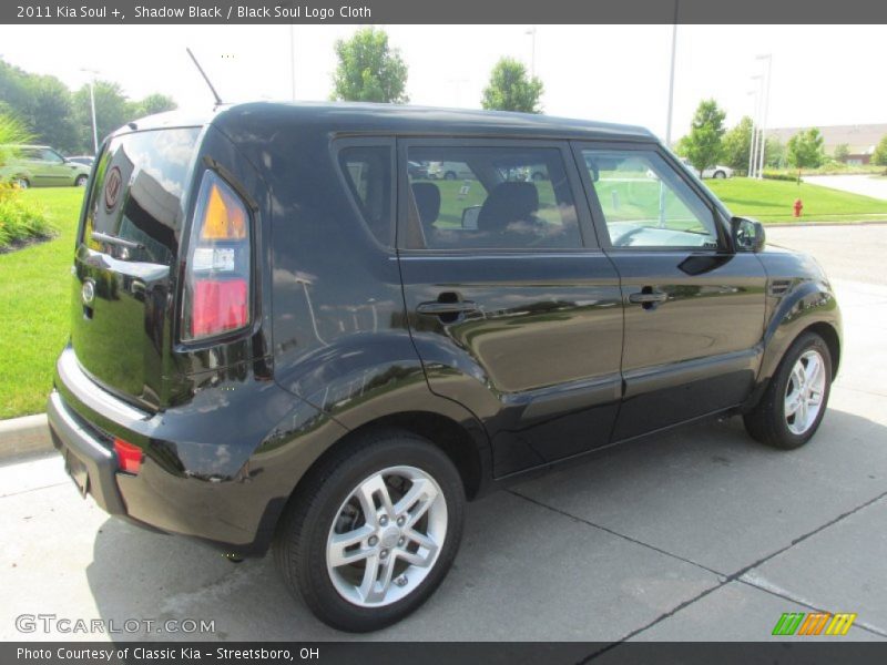 Shadow Black / Black Soul Logo Cloth 2011 Kia Soul +