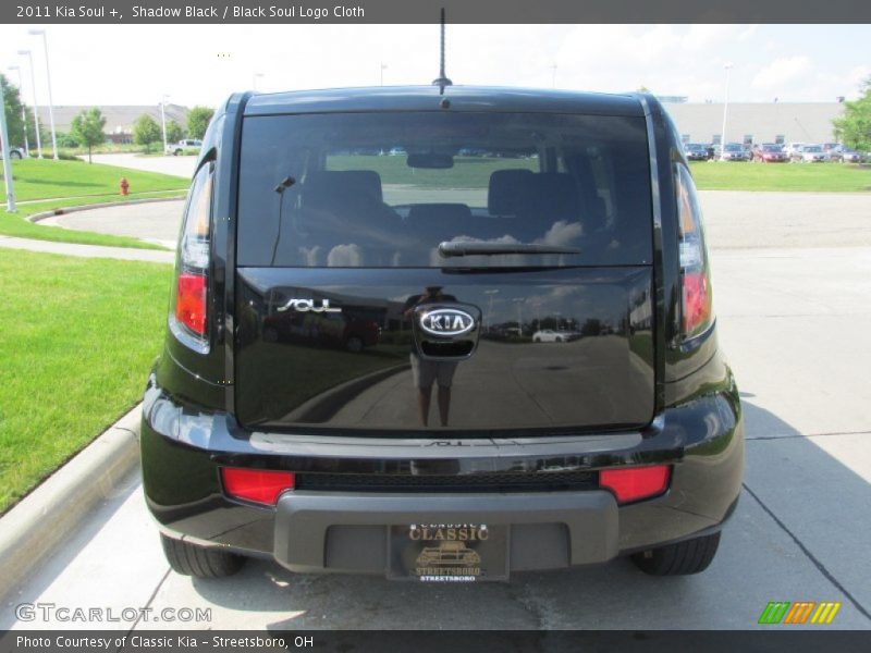 Shadow Black / Black Soul Logo Cloth 2011 Kia Soul +
