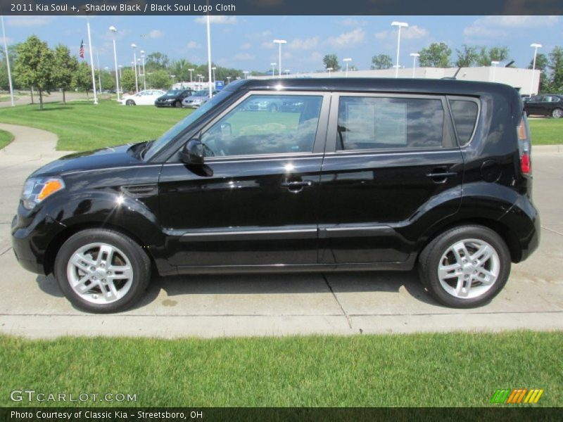 Shadow Black / Black Soul Logo Cloth 2011 Kia Soul +