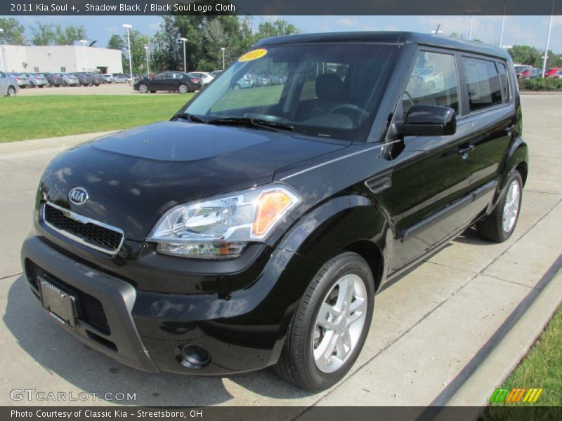 Shadow Black / Black Soul Logo Cloth 2011 Kia Soul +