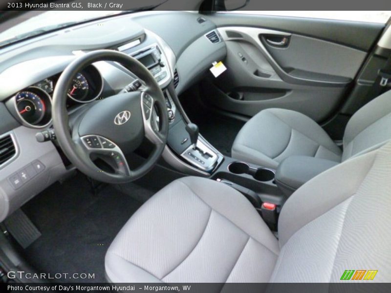 Black / Gray 2013 Hyundai Elantra GLS