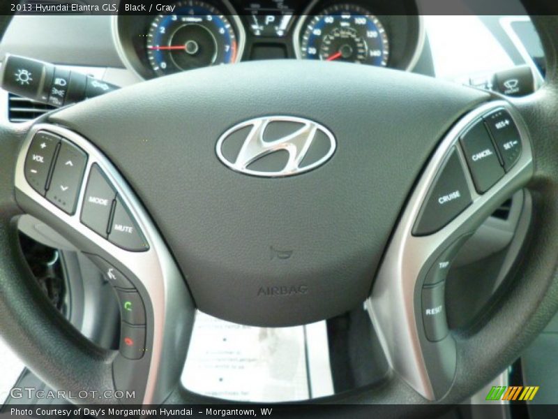 Black / Gray 2013 Hyundai Elantra GLS