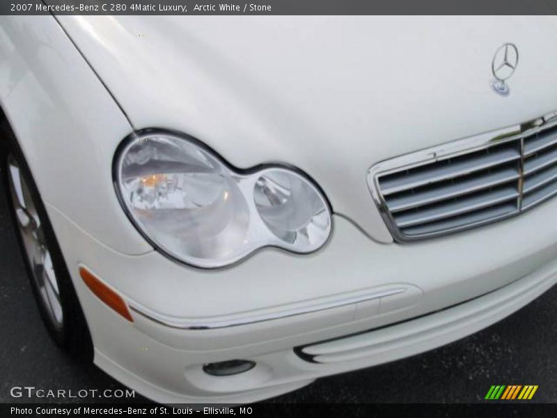 Arctic White / Stone 2007 Mercedes-Benz C 280 4Matic Luxury