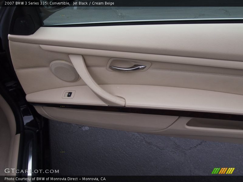 Jet Black / Cream Beige 2007 BMW 3 Series 335i Convertible