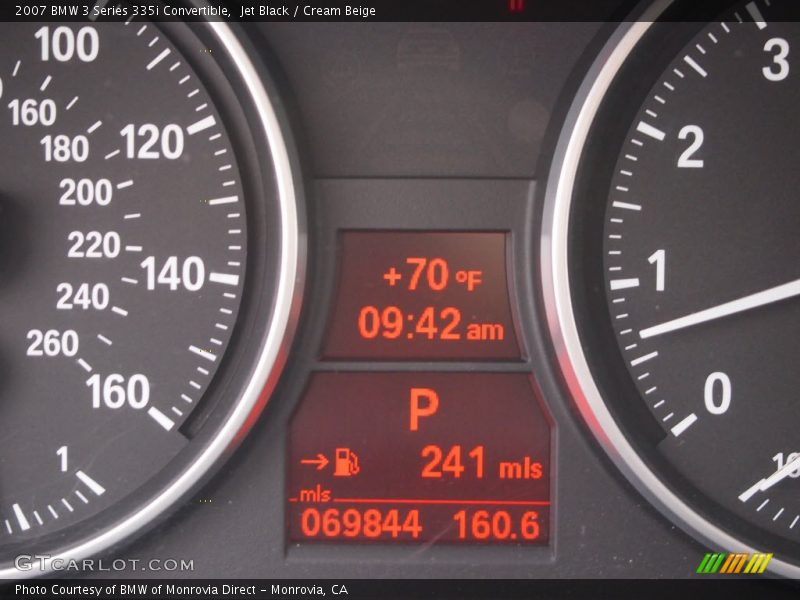 Jet Black / Cream Beige 2007 BMW 3 Series 335i Convertible