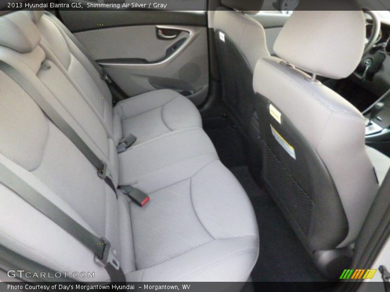 Shimmering Air Silver / Gray 2013 Hyundai Elantra GLS