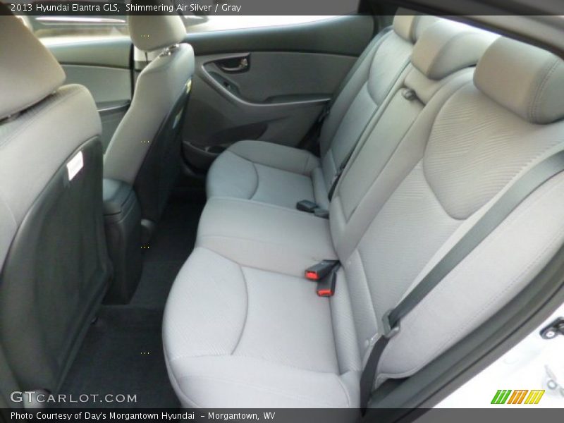 Shimmering Air Silver / Gray 2013 Hyundai Elantra GLS