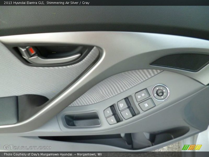 Shimmering Air Silver / Gray 2013 Hyundai Elantra GLS