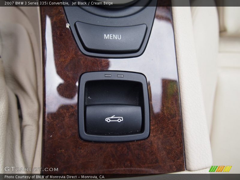 Jet Black / Cream Beige 2007 BMW 3 Series 335i Convertible